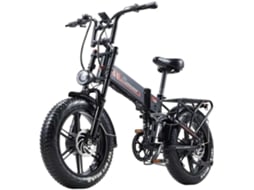 Bicicleta eléctrica RANDRIDE YX20M Plus 48V 2000W Dual Motors E bike com travões hidráulicos e garfo de ombro duplo