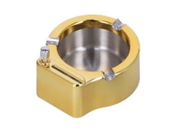 Cinto de segurança de aço inox com isqueiro multifuncional, ouro S/MARCA