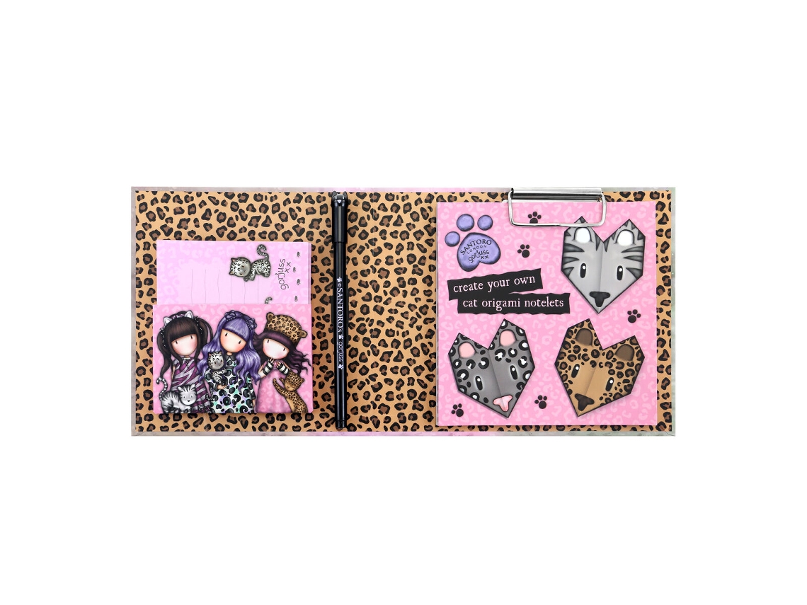 Set de Papelaria Gorjuss Ruby Wild Multicolor Origami