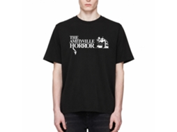 Rockinstone Amityville Horror Movie Logo Black Adult T-shirt Size:xxxl
