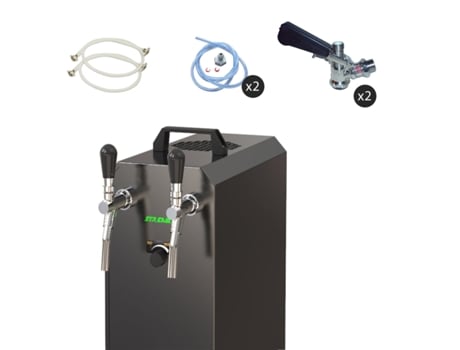 Conjunto Completo Maquina de Cerveja Stream 50K Caso Bomba de Ar 2 Linhas Secar Refrigerador Até 55 Litros / H Keg:Sem Keg 2:Nc Adapter ICH-ZAPFE