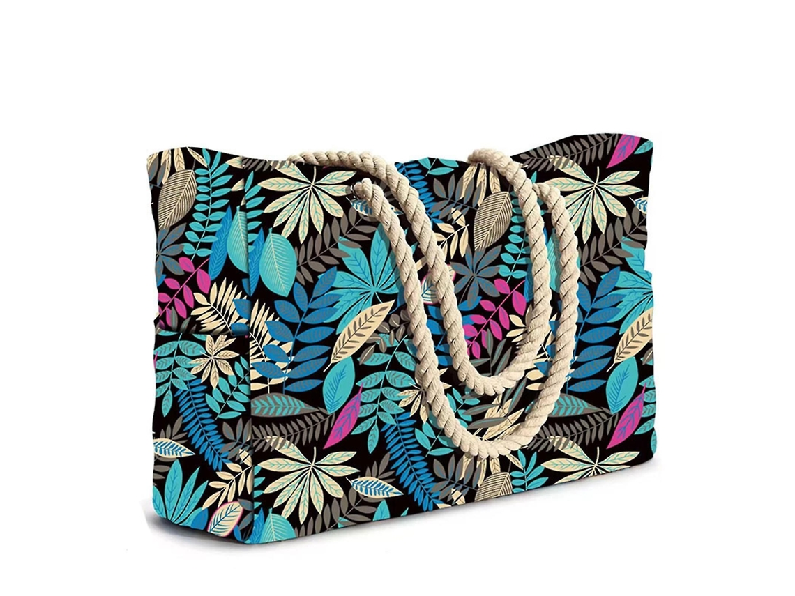 Bolsa Listrada Simples, Elegante E Prática, Com Grande Capacidade Para Compras Femininas