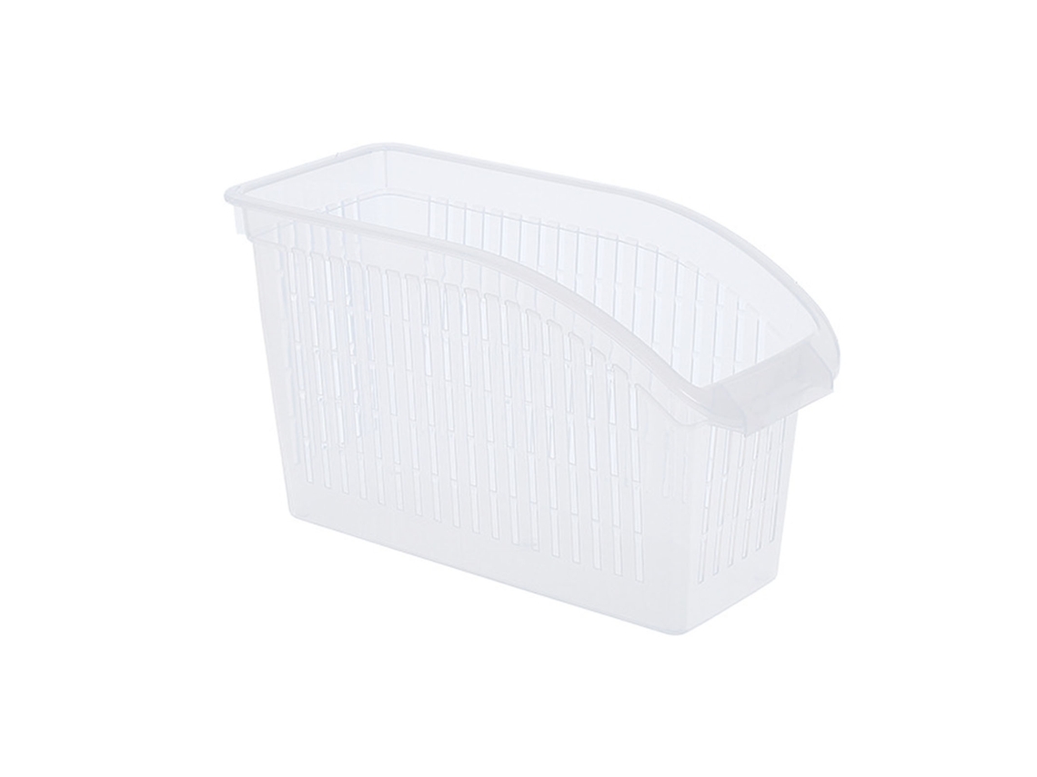 Cesta de armazenamento transparente pequena para cozinha, mesa e casa, organizador econômico em S/MARCA