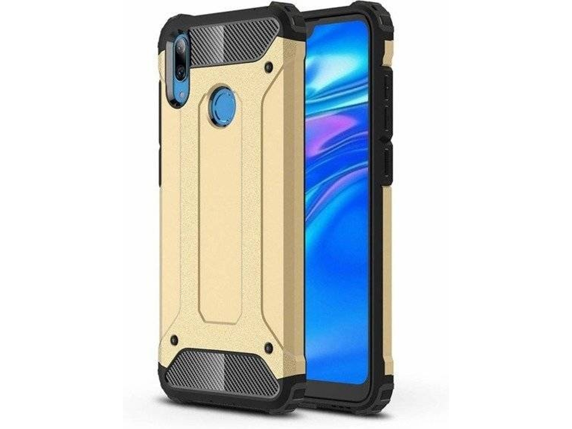 Capa Huawei Y7 2019 LMOBILE Antichoque Dourado