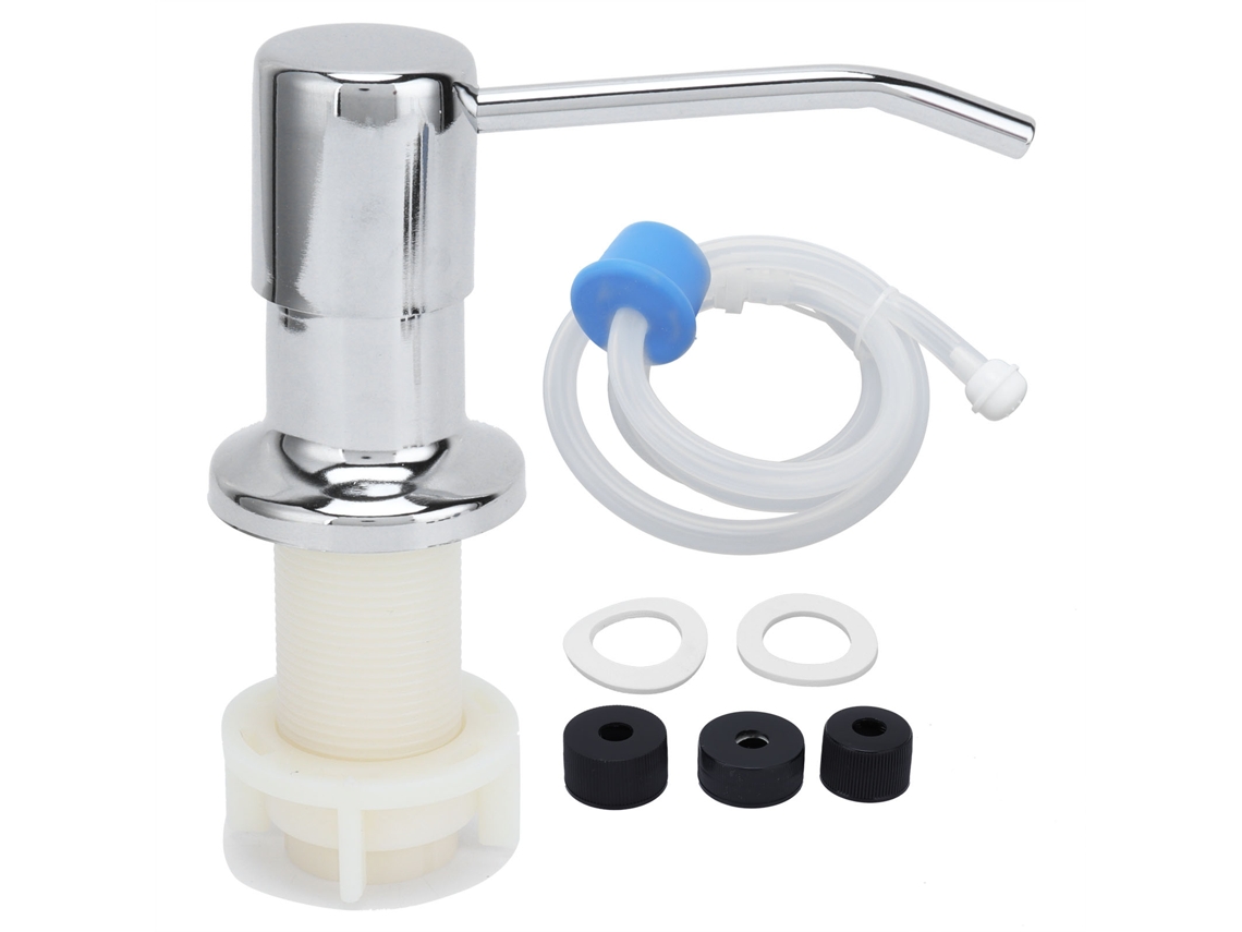 Kit de Bomba de Sabão S/MARCA, aço inox, com tubo de silicone 45 polegadas