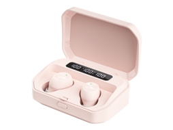Auriculares Bluetooth True Wireless TRUMSEN  P10D In Ear Microfone Rosa
