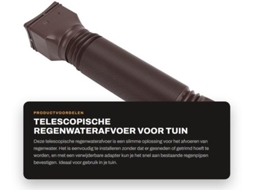Sistema De Drenagem De Água De Chuva Telescópico Para Jardim Com Instalação Fácil