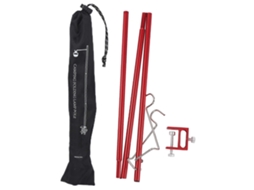 Suporte De Lanterna De Acampamento Dobrável Em Liga De Alumínio, Suporte Multifuncional Com Gancho Duplo Para Áreas Externas Olysi Shop