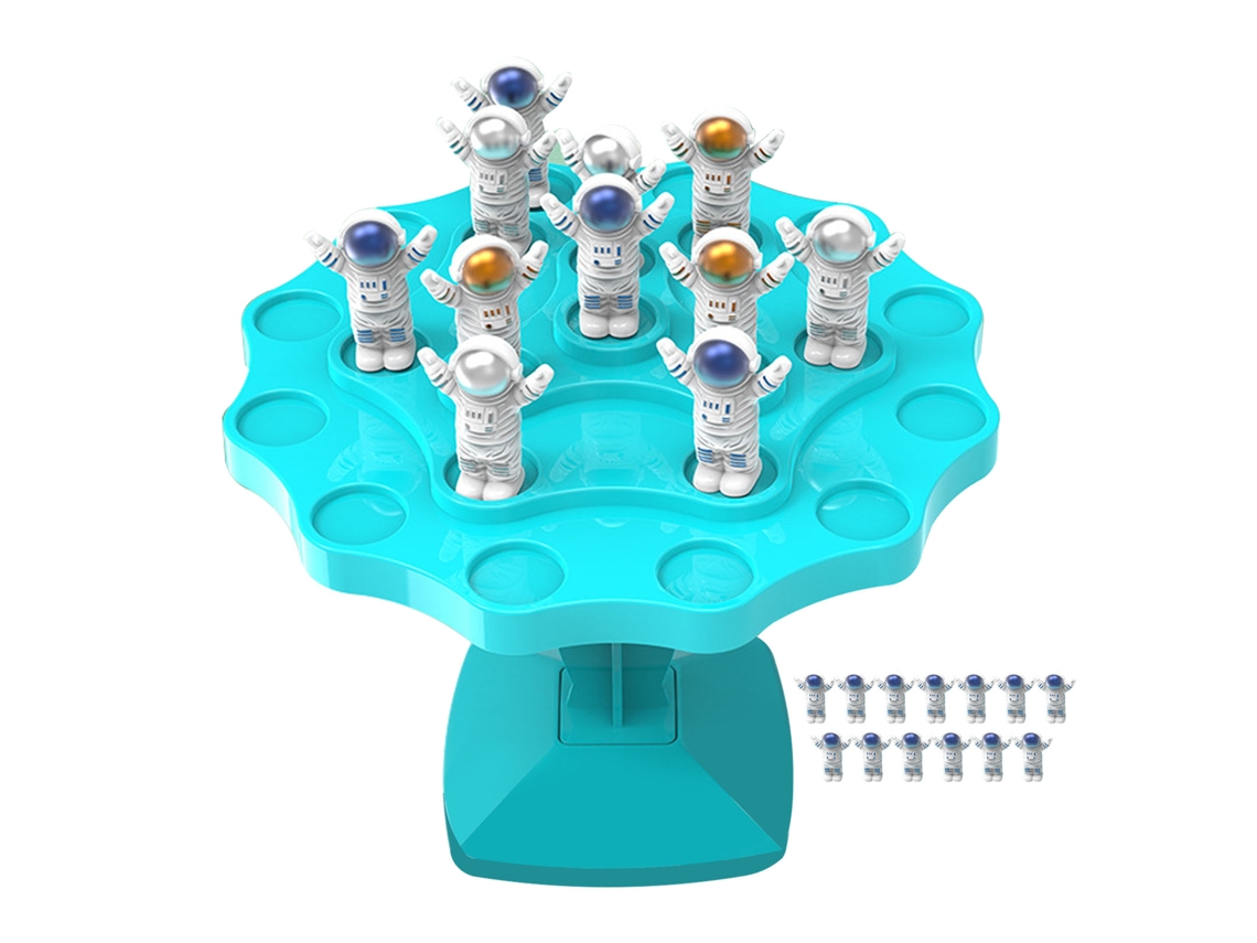Primerox jogo de Árvore de Equilíbrio Educativo para Crianças com 24 Astronautas S Blue