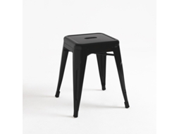 Banco Torix Pequeno 45cm - Preto Mate