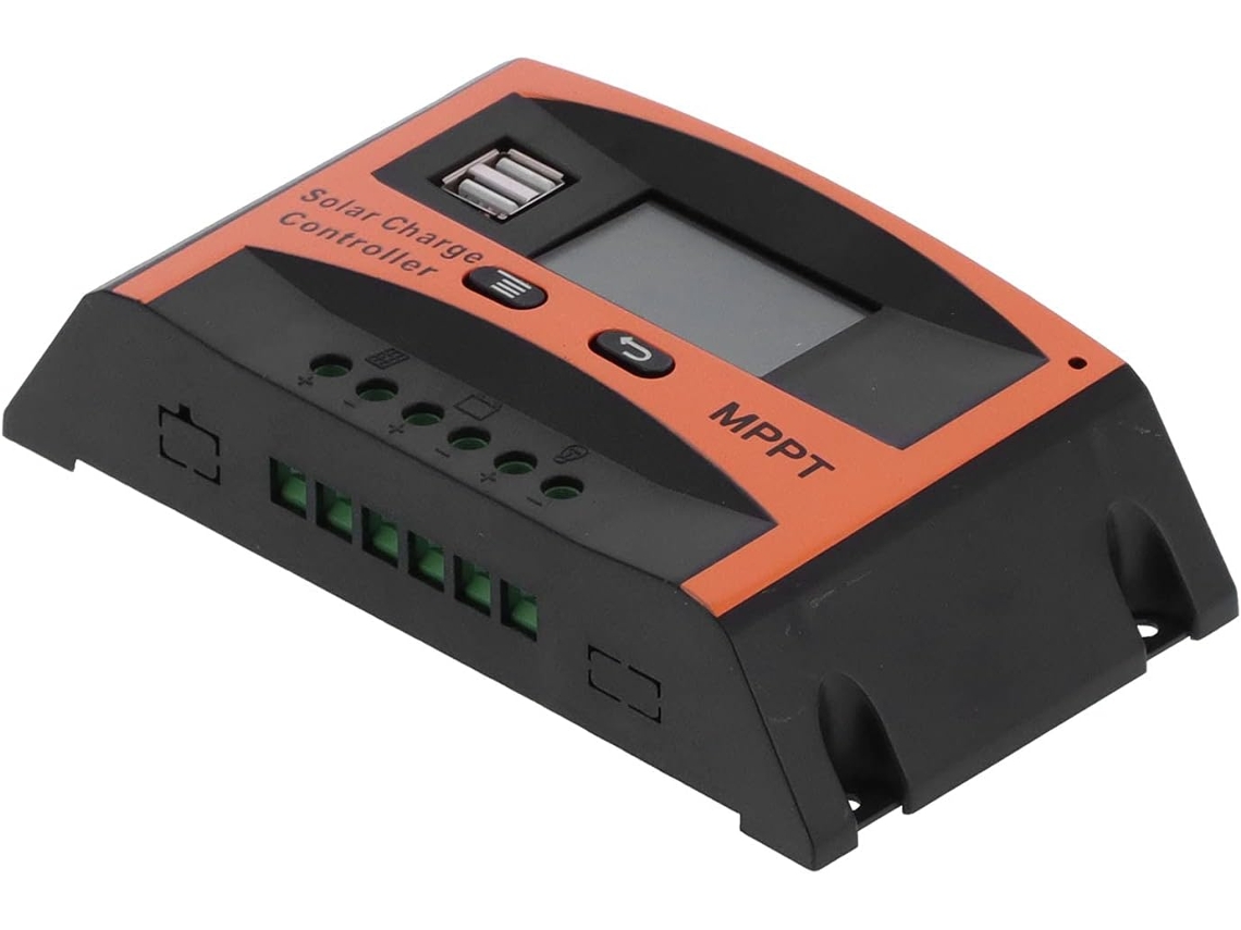 Controlador SFUSHOS de Carga Solar 12v/24v com Display LED
