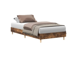 Bed Frame, Bed Frames Vidaxl Marrom Madeira Processada (100 X 200 Cm)