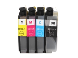 Cartucho de tinta LC3213 de 4 núcleos BK CMY, para impressoras DCP J572DW, J772DW, MFC J491DW, J890DW | S/BRAND