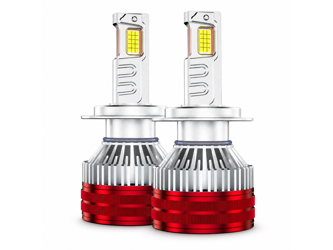 Lâmpada Led Para Farol Automóvel 9004, 220 W, Prateada, Redsea