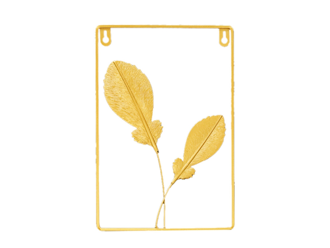 Ornamento Parede Dourado Luminoso LAXISCREED