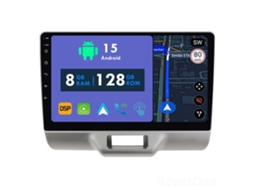 Auto Rádio Carro Bluetooth Autoradio 8GB RAM 128G ROM CarPlay Navegação GPS Ecrã Táctil RoverOne para Suzuki Every Wagon 2015+  