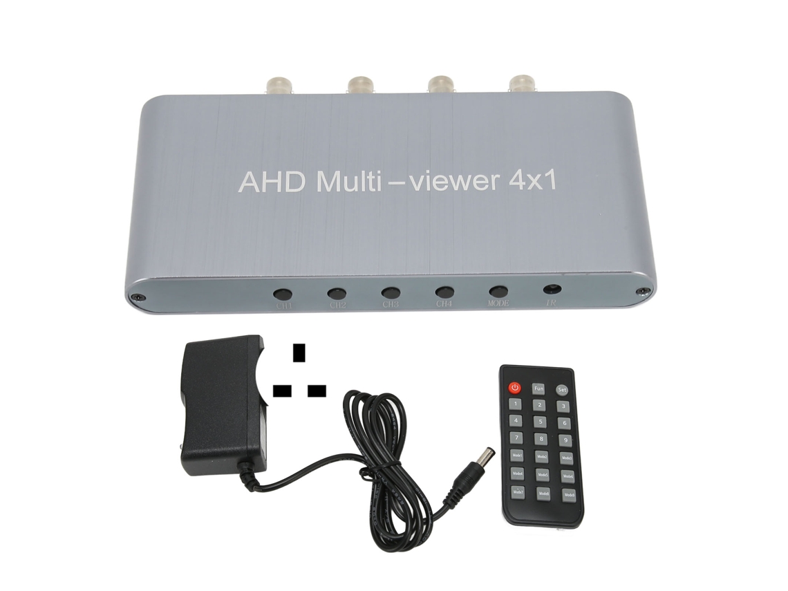 Ahd 4x1 Multi view Switcher com 4 Entradas e 1 Saída EOOCOO