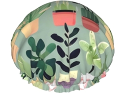 Touca De Banho Bonsai Para Mulheres, Impermeável, Reutilizável, Com Cordão Elástico Lavável, Adequada Para Cabelos