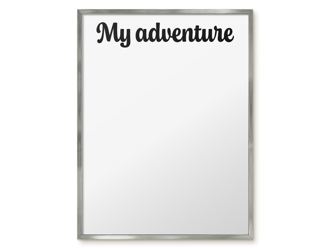 Magnetic Board My Adventure For The Living Room Espelharte (60x80 Cm)