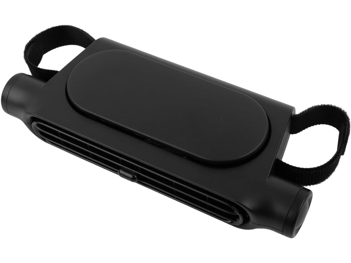 Ventilador Portátil De 3000mah Para Banco Carro Com Resfriamento Por Turbina Dupla, Fluxo De Ar 3 Velocidades Para