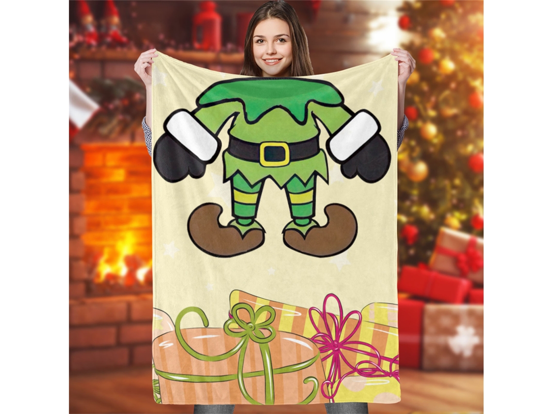 Manta De Natal Leve Suave E Amigável À Pele