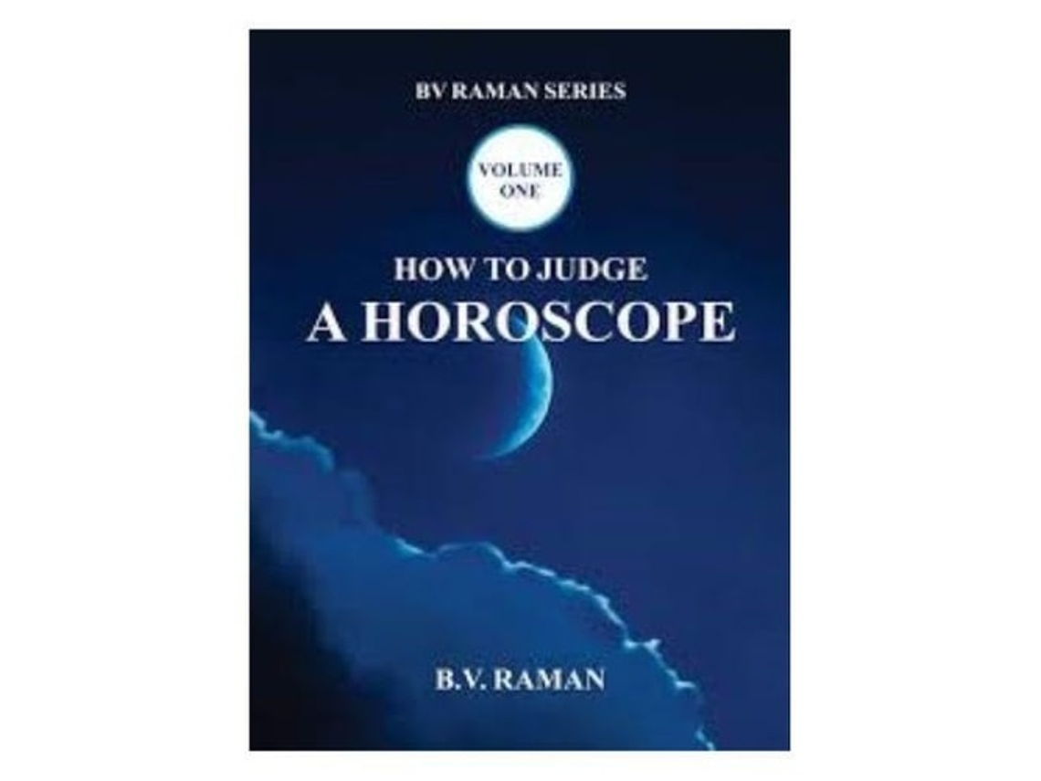 Livro How To Judge A Horoscope De Bv Raman (inglês)