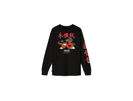 Sweatshirt para Homem TEALER (L - Preto)