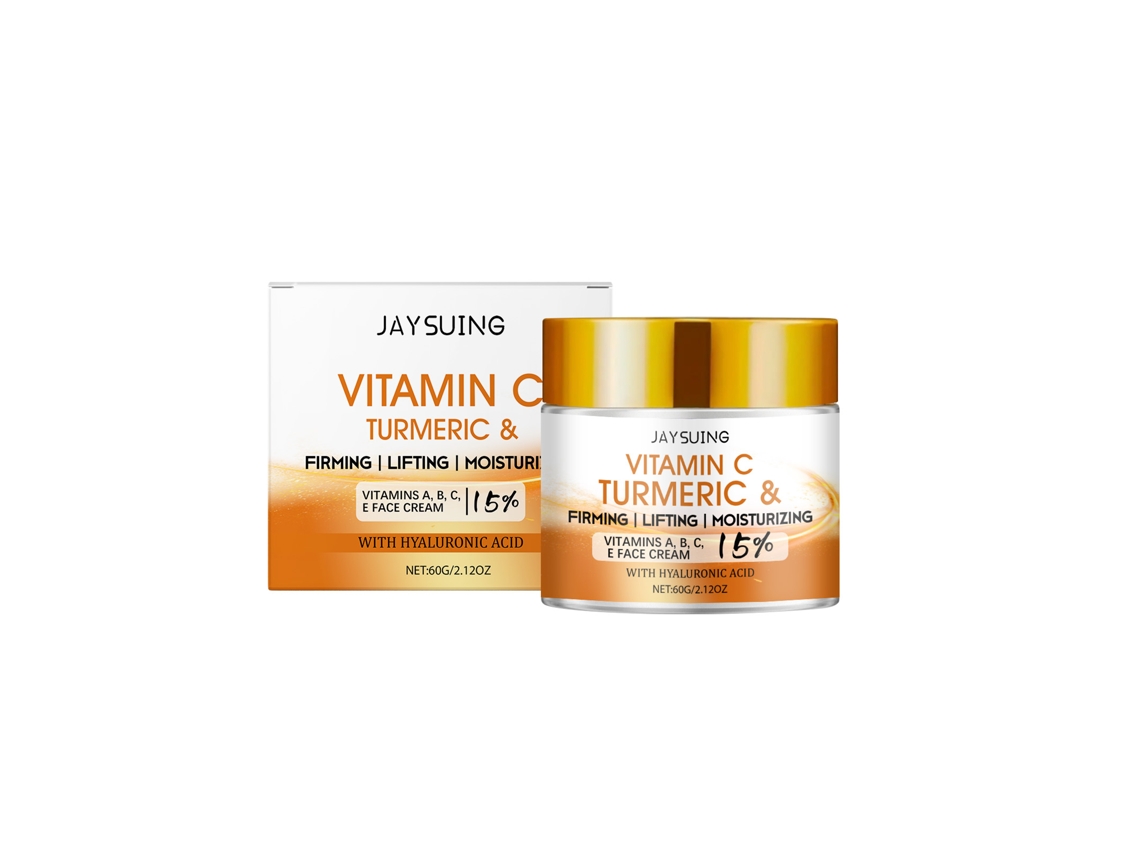 Creme De Turmeric Com Vitamina C Para Firmar Pele