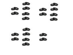 Conjunto De 40 Capas Protetoras Para Rodas Dos Robôs Aspiradores Irobot Roomba Das Séries 500, 600, 700, 800 E 900. Antiderrapantes, Com Ótima A_ptg