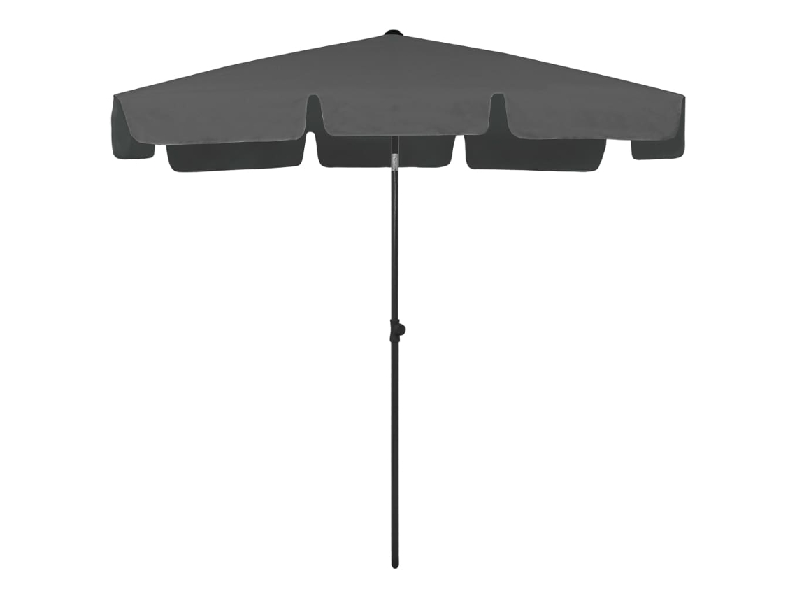 Guarda Sol | Para Sol | Toldo De Vela De Praia 200x125 Cm Antracite Wsd678228 Lovely Home