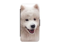 Capa Flip Para Iphone 17 Pro Com Desenho De Samoieda