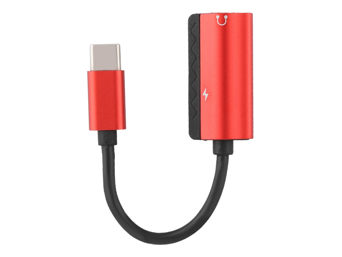 Adaptador Áudio LAXISCREED 3.5mm para Type c Carga