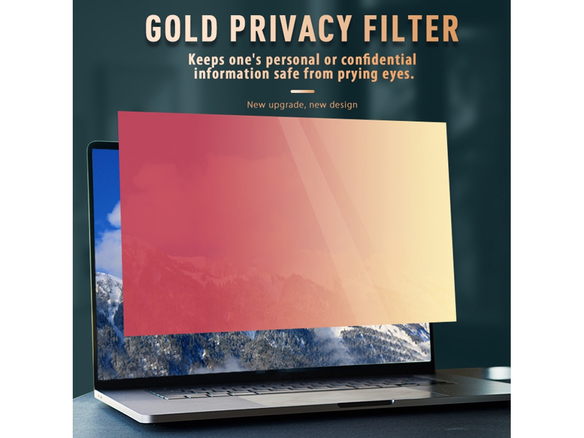 Filtro De Tela De Privacidade Golden Pet Film Anti-uv Anti-glare Para Monitor 23'' 16:9