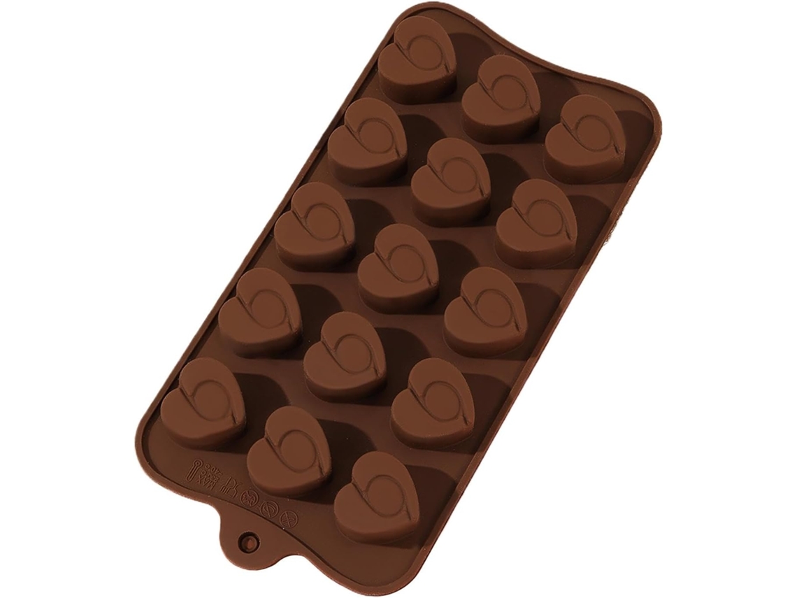 Molde De Silicone Fazer Barras De Chocolate
