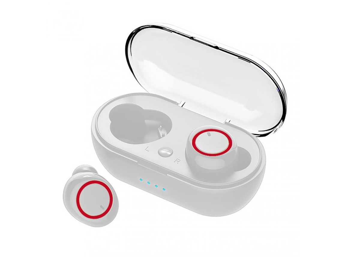 (4) Fone De Ouvido Bluetooth Sem Fio Com Cancelamento De Ruído, À Prova D'água E Com Funções De Microfone