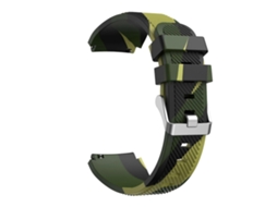 Pulseira De Silicone Camuflada Em Sarja Para Samsung Gear S3 (cinza)