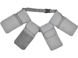 Cinto de ferramentas de jardim em lona com 7 bolsas, organizador para ferramentas de jardim, ideal para casa e jardim.