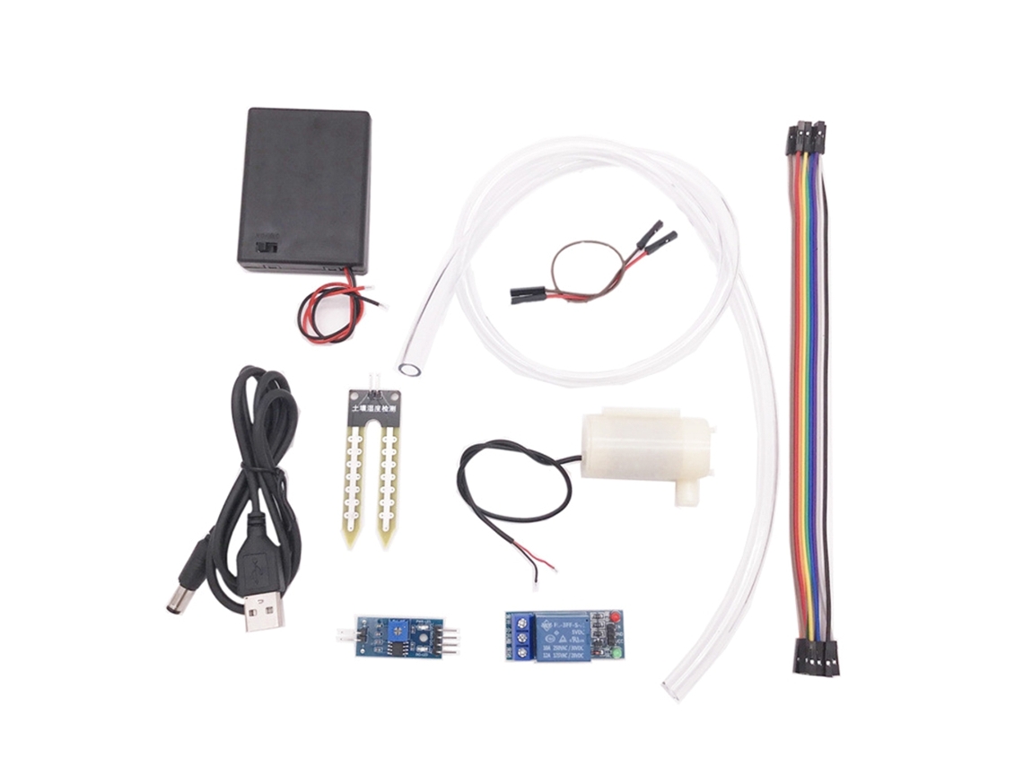 Kit De Sistema Irrigação Automática Faça Você Mesmo Com Sensores Umidade Do Solo Para Casa, Jardim, Quintal, Gramado E Plantas Em Aquaforge