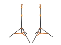 Suporte De Luz, Material Durável, Compatibilidade Versátil, 2pcs Laranja