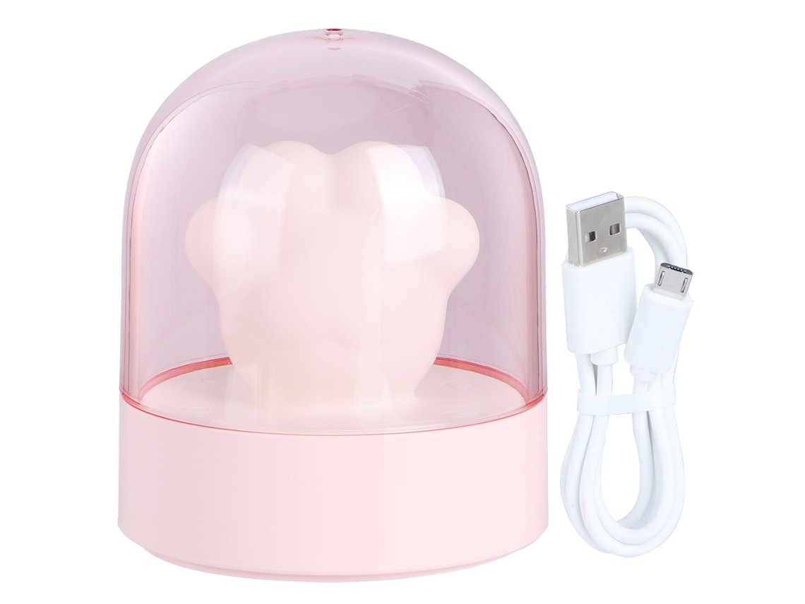 Luz Noturna Led Inteligente Usb Recarregável com Música e Ajuste de Brilho para Quarto | S/MARCA