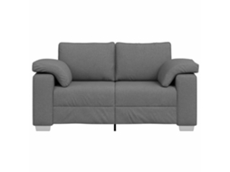 Sofá de Relaxamento CINZA ESCURO HARLANV1 (160x80x82 cm) em Tecido
