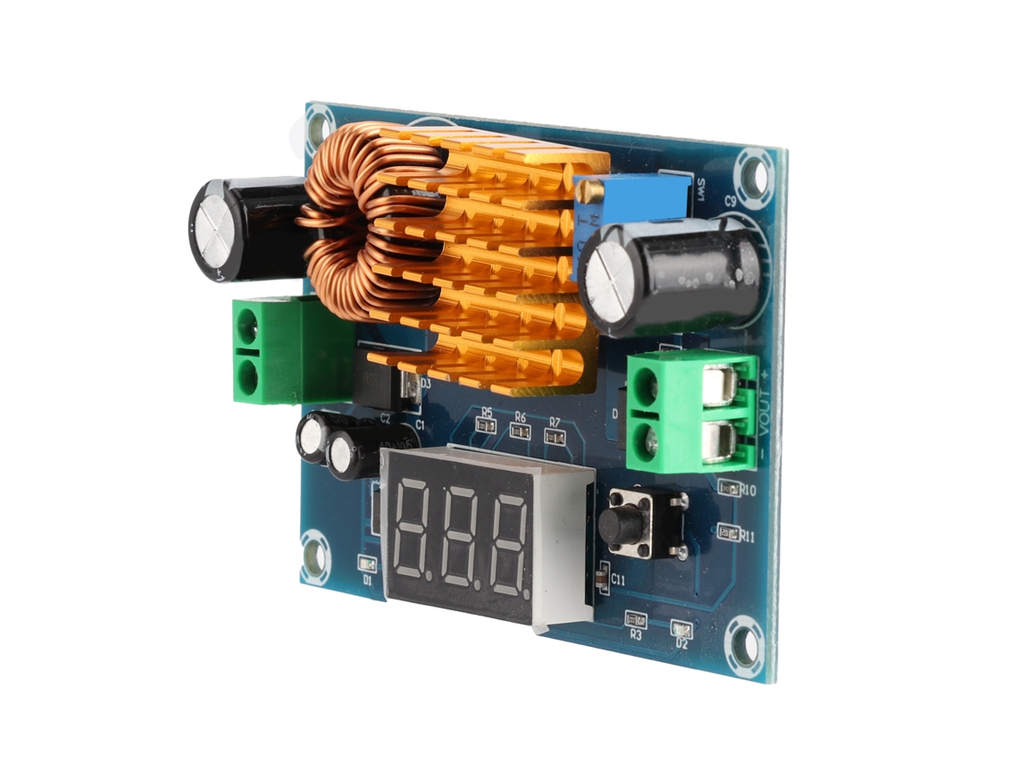 Laxiscreed Módulo Boost Digital Alta Potência 4-45v 5a Para Projetos Eletrônicos