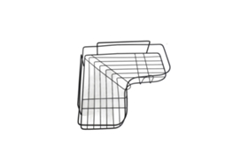 Prateleira Triangular De Parede Para Chuveiro Cor Preta