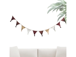 Bandeirinhas Guirlanda de 2,7 M para Decoração de Quarto Infantil, Bandeirinhas Coloridas para Quarto de Criança, CHABERLU