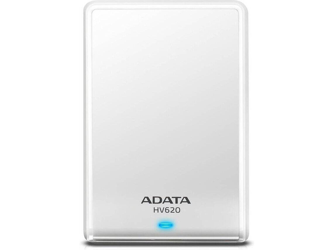 Disco Externo ADATA AHV620S-2TU3-CWH (Branco - 2 TB  -  USB 3.1)