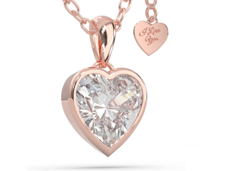 SERASAR Colar de Prata Esterlina 'Love' Rosa ouro