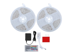 2026 cinta Led Rgb de 10m com Controle Remoto de 44 Teclas, Luz Led Impermeável para Decoração