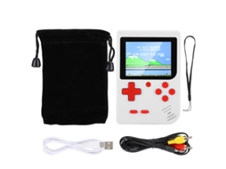 Controle de Jogo Portátil com Tela Hd 2,8 Polegadas 400 Jogos Clássicos Branco