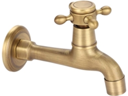 Torneira De Cozinha, Vintage Em Latão Maciço Para Pia De Cozinha, Bancada Ou Piscina (comprida)