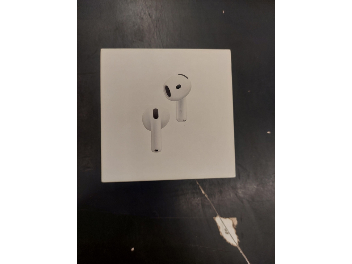 Airpods 4 APPLE (Outlet Caixa Aberta - In Ear - Microfone - Active Noise Cancelling - Branco)